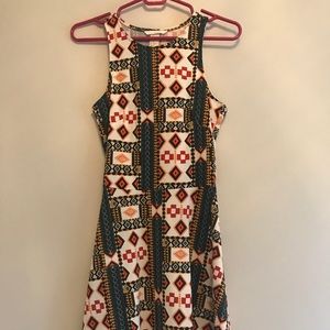 HM Geometric Print Racerback Dress